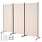 Oxford Fabric Iron Room Divider Screen Foldable Privacy Panels